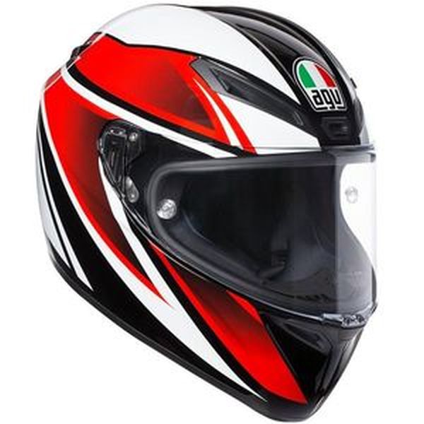 Casque AGV VELOCE-S MULTI FEROCE - Noir / Rouge