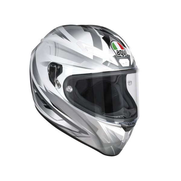 Casque AGV VELOCE-S MULTI FRECCIA - Blanc / Gris