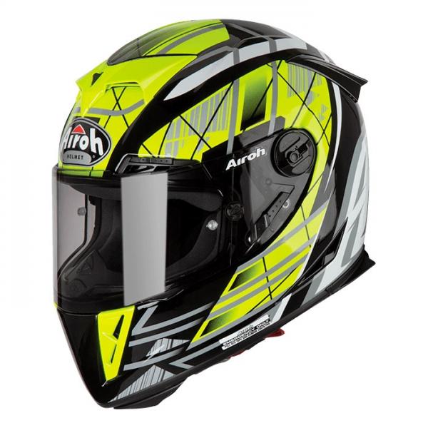 Casque Airoh GP 500 DRIFT / Jaune