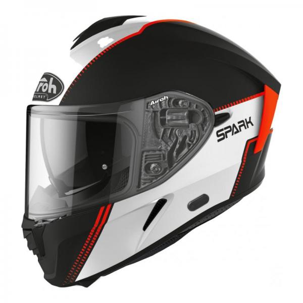 Casque Airoh SPARK FLOW MAT - Orange