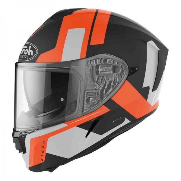 Casque Airoh SPARK SHOGUN MAT - Orange / Noir / Gris