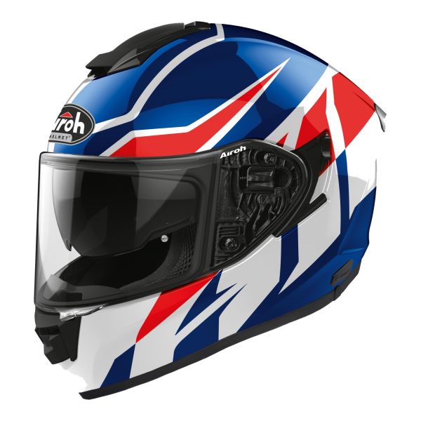 Casque Airoh ST 501 FROST - Bleu / Rouge