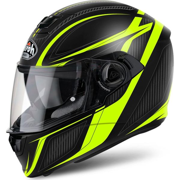 Casque Airoh STORM SHARPEN MAT / Jaune