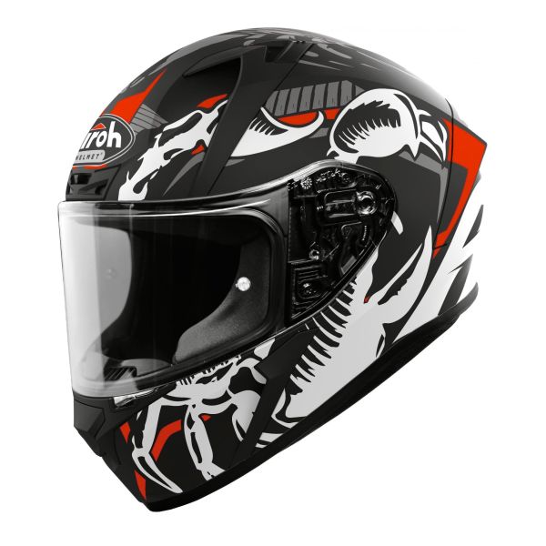 Casque Airoh VALOR CLAW MAT - Noir / Orange
