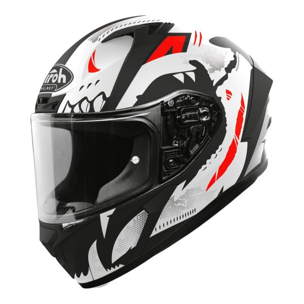 Casque Airoh VALOR NEXY - Rouge / Noir / Blanc