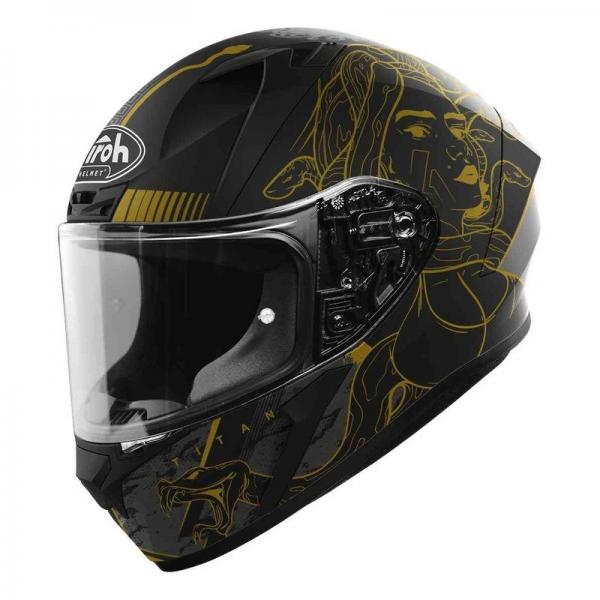 Casque Airoh VALOR TITAN MAT - Noir / Or