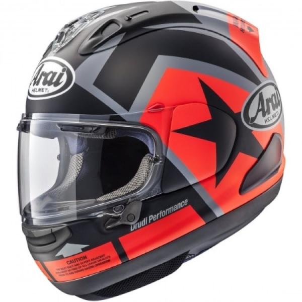 Casque Arai RX-7V MAVERICK MAT - Noir / Rouge