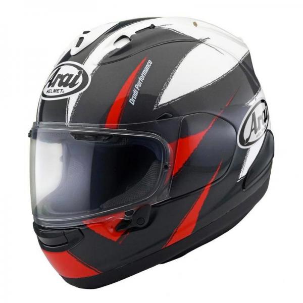 Casque Arai RX-7V SIGN - Noir / Blanc / Rouge