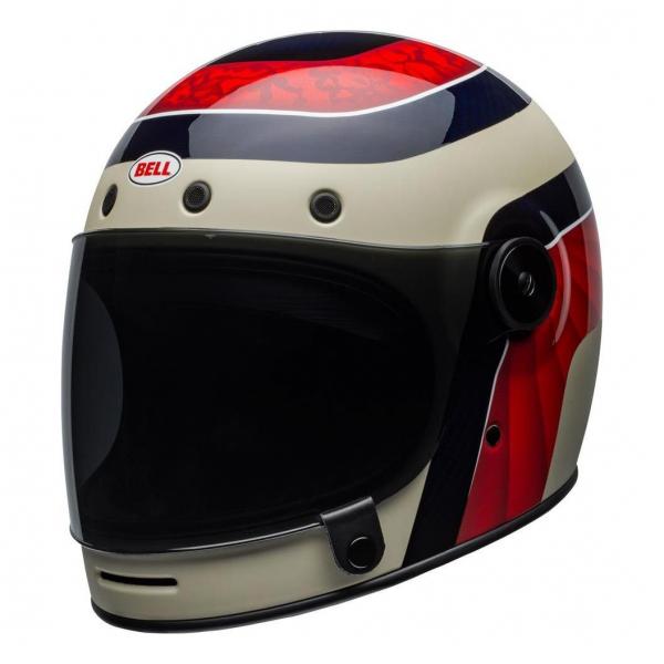 Casque Bell BULLITT CARBON HUSTLE - Rouge / Sable / Bleu