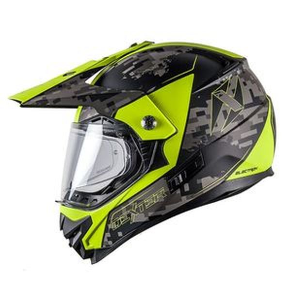 Casque Dexter ELECTRON SOLIDER - Jaune Fluo