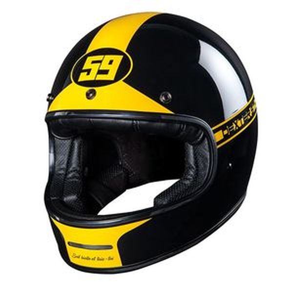 Casque Dexter MARTY FIFTY NINER - Noir / Jaune