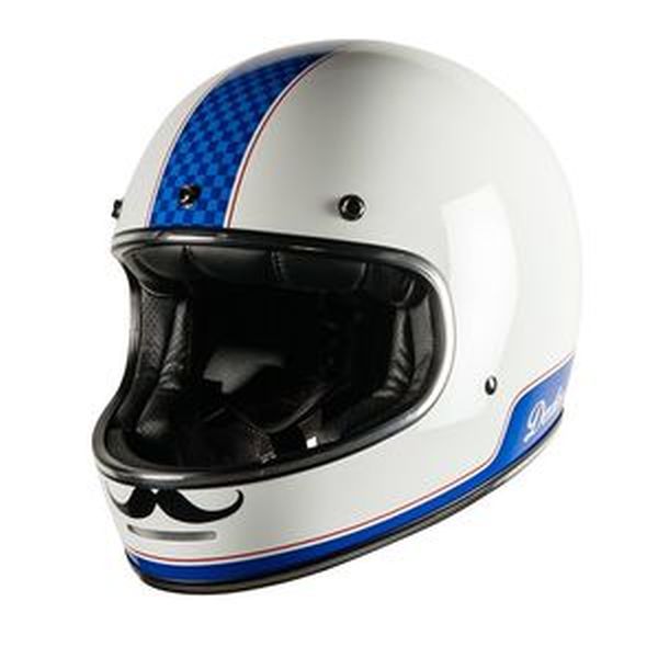 Casque Dexter MARTY GUIDON - Blanc / Bleu