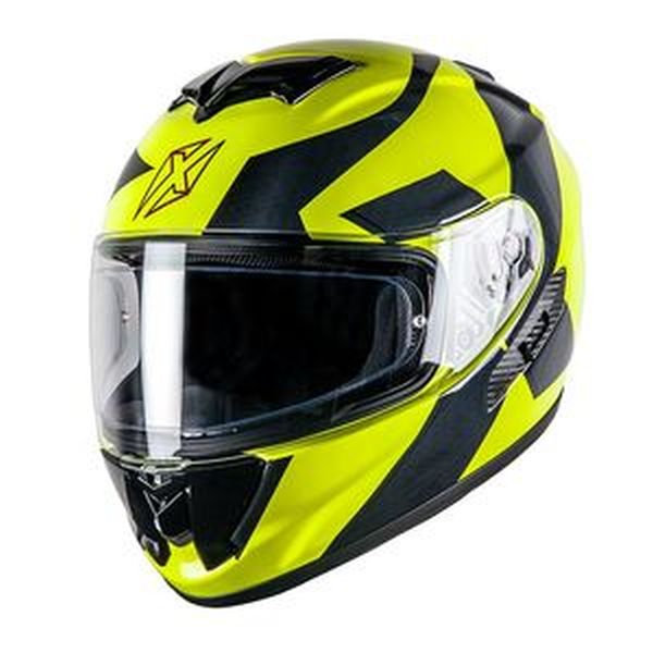 Casque Dexter NUCLEON KRISS - Jaune Fluo