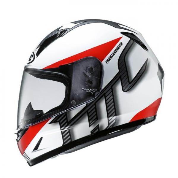 Casque HJC CL-Y  GOLI MC1SF - Blanc / Rouge