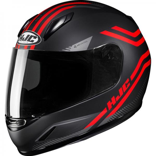 Casque HJC CL-Y STRIX MC1SF - Rouge / Noir