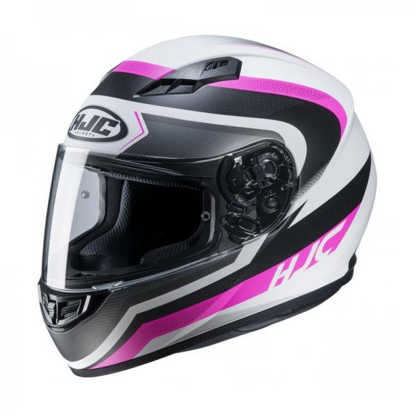 Casque HJC CS-15 RAKO MC8HSF - Rose / Noir / Blanc