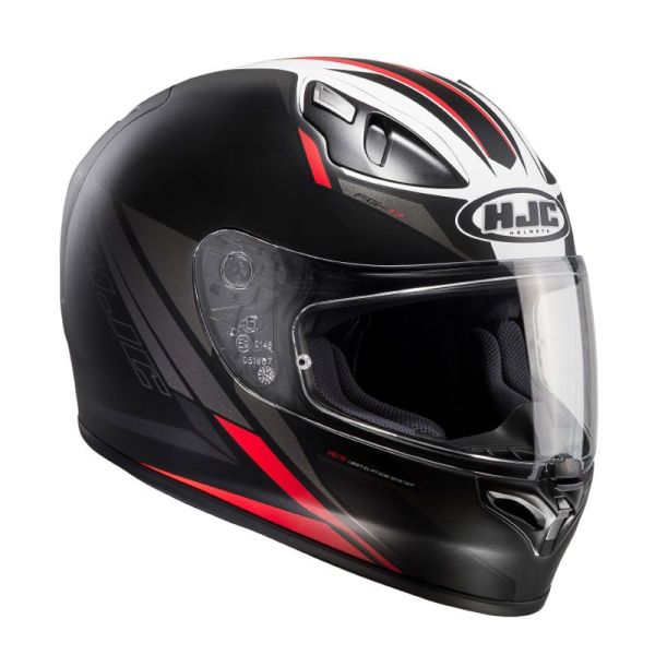 Casque HJC FG-17 VALVE MC1SF - Rouge / Noir