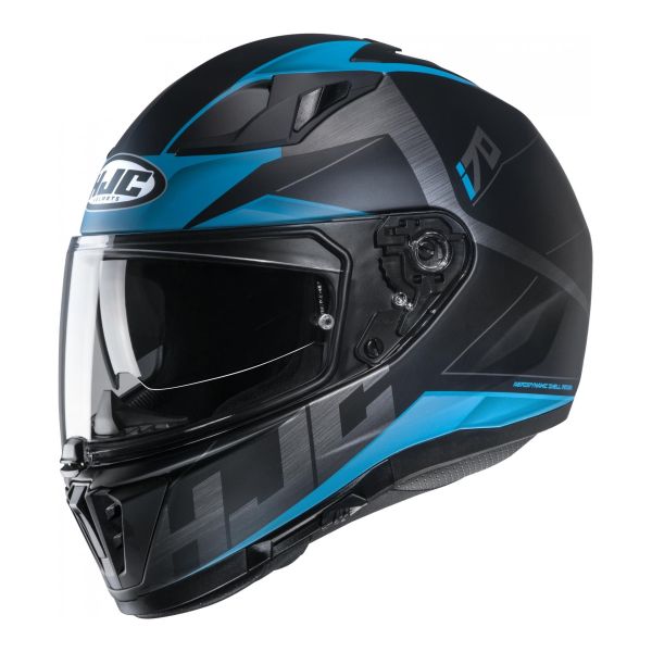 Casque HJC I70 ELUMA MC2SF MAT - Noir / Bleu / Gris
