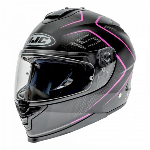 Casque HJC IS-17 LANK MC8SF - Rose / Noir