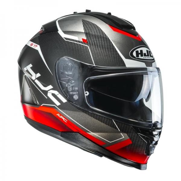 Casque HJC IS-17 LOKTAR MC1 - Rouge / Noir / Gris