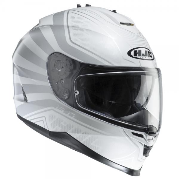 Casque HJC IS-17 ORDIN MC10 - Blanc / Gris
