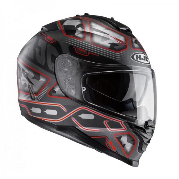 Casque HJC IS-17 URUK MC1SF - Rouge / Noir