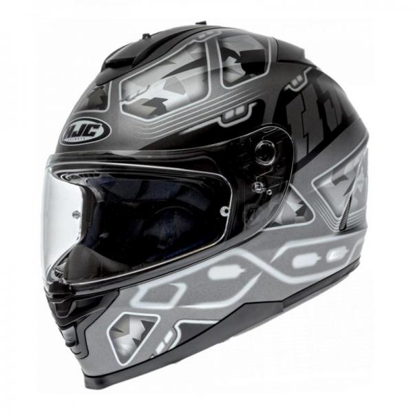 Casque HJC IS-17 URUK MC5SF - Blanc / Noir