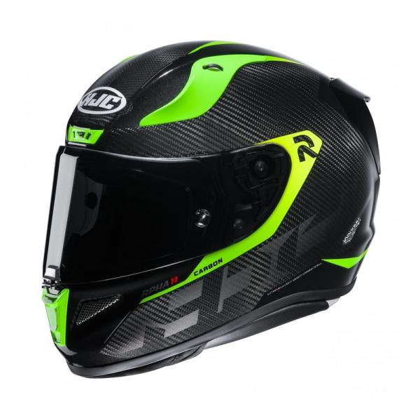 Casque HJC RPHA-11 CARBON BLEER MC4H - Carbone / Jaune / Vert