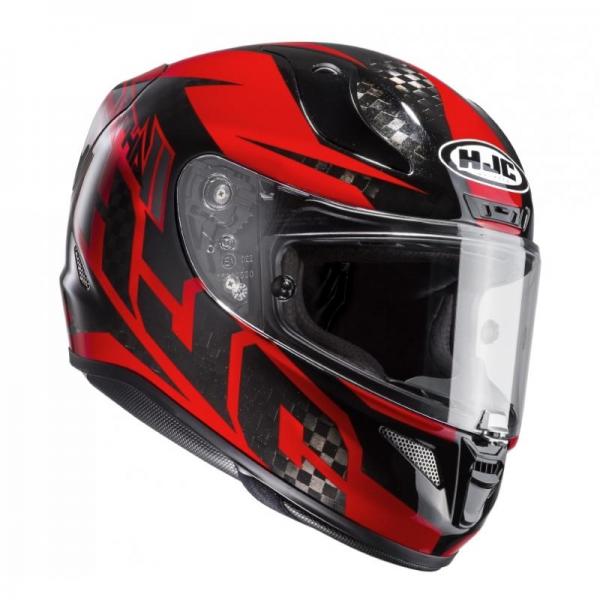 Casque HJC RPHA-11 CARBON LOWIN MC1 - Rouge