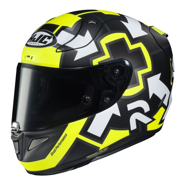 Casque HJC RPHA-11 IANNONE REPLICA 1 MC4HSF - Noir / Jaune Fluo / Blanc