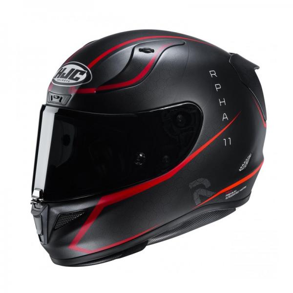 Casque Moto Intégral En Fibre HJC RPHA 70 KOSIS MC1SF Noir Rouge Mat