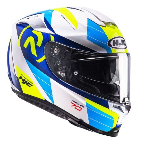 Casque HJC RPHA-70 LIF MC2 - Bleu / Jaune / Blanc