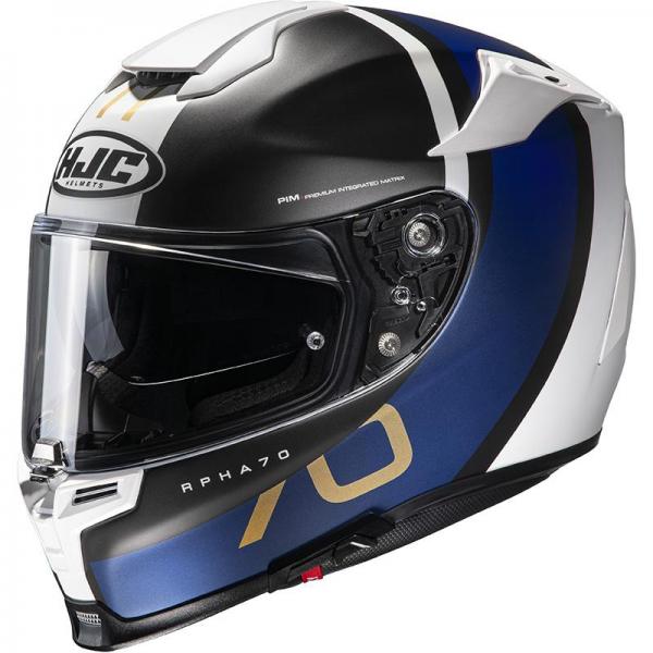 Casque HJC RPHA-70 PAIKA MC2SF - Blanc / Noir / Bleu