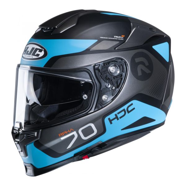 Casque HJC RPHA-70 SHUKY MAT MC4SF - Noir / Bleu