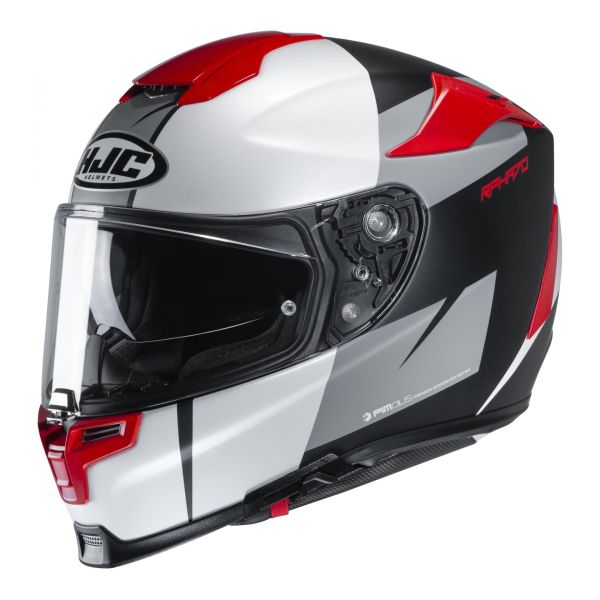 Casque HJC RPHA-70 TERIKA MAT MC1SF - Noir / Rouge / Blanc