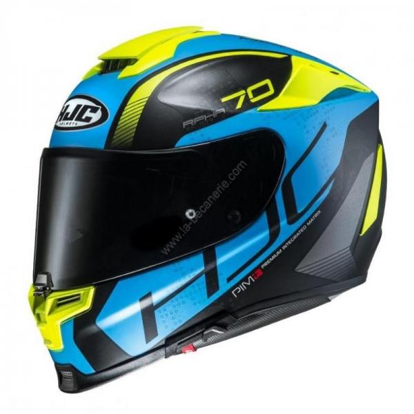 Casque HJC RPHA-70 VIAS MC2SF - Bleu / Jaune / Noir