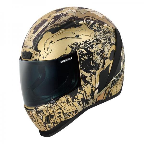 Casque Icon AIRFORM GUARDIAN - Or