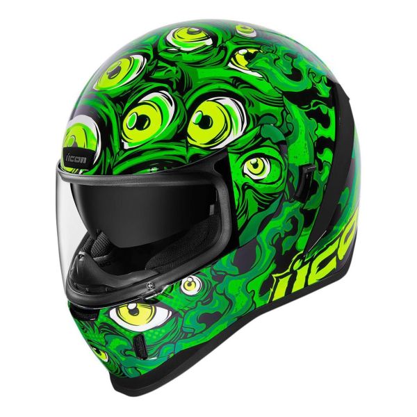 Casque Icon AIRFORM ILLUMINATUS - Vert