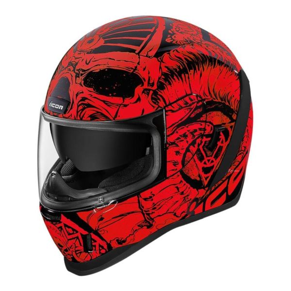 Casque Icon AIRFORM SACROSANCT - Rouge