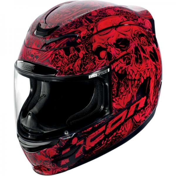 Casque Icon AIRMADA PARAHUMAN - Rouge 