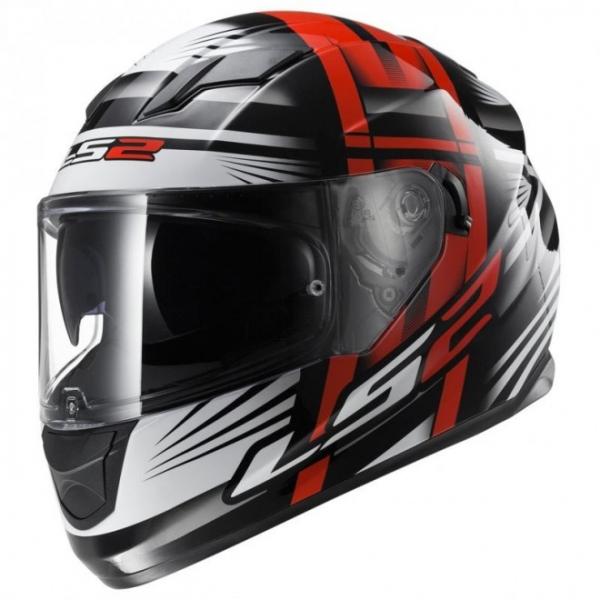 Casque LS2 FF320 STREAM BANG - Noir / Rouge