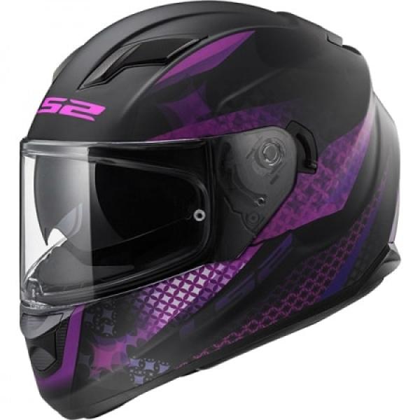 Casque LS2 FF320 STREAM LUX MAT - Noir / Rose