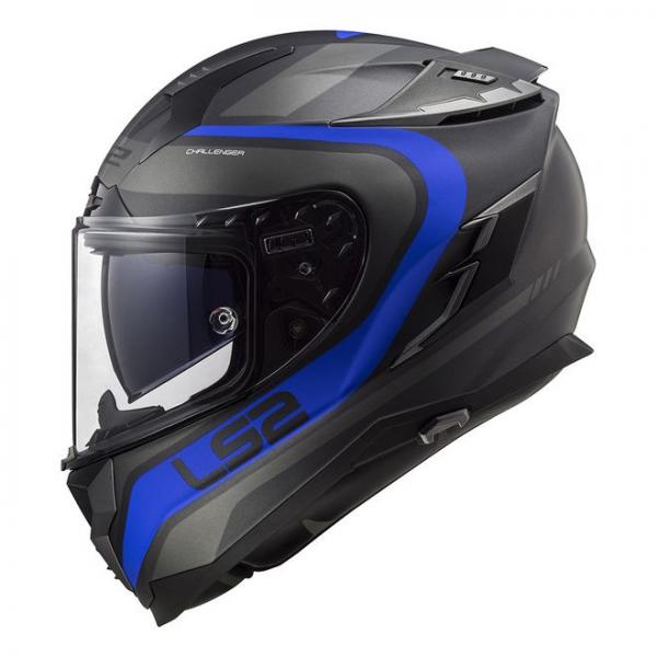 Casque LS2 FF327 CHALLENGER FUSION MAT - Titanium