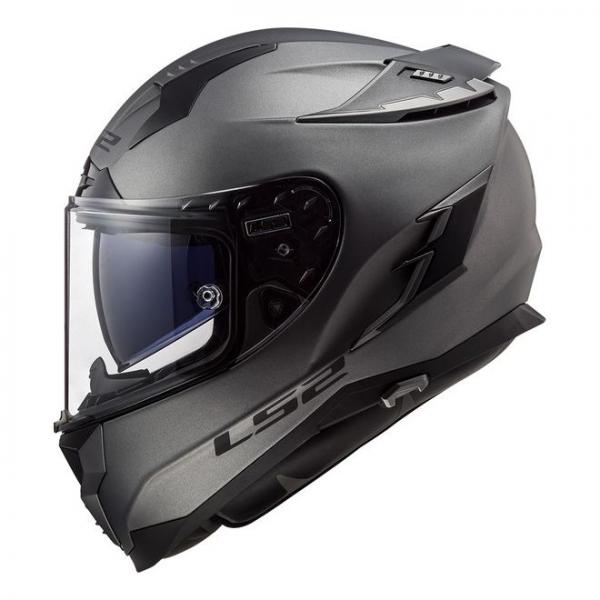 Casque LS2 FF327 CHALLENGER SOLID MAT - Titanium