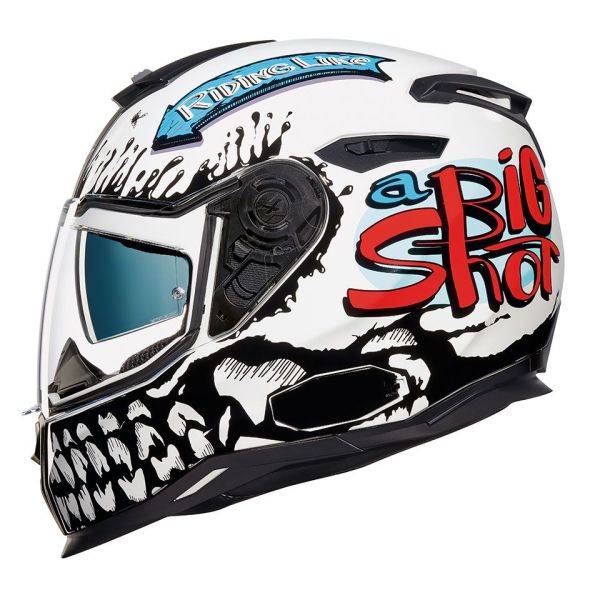 Casque Nexx SX.100 BIG SHOT - Blanc