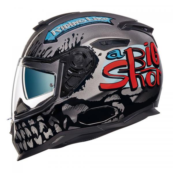 Casque Nexx SX.100 BIG SHOT - Gris