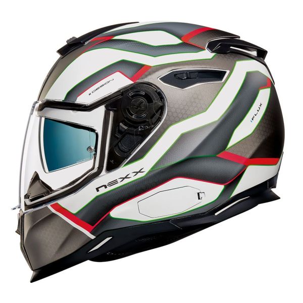 Casque Nexx SX.100 I-FLUX - Blanc / Rose