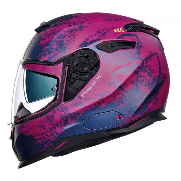 Casque Nexx SX.100 TOXIC MAT - Aubergine