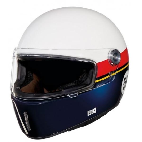 Casque Nexx X.G100 RACER GRAND WIN - Blanc / Rouge / Bleu