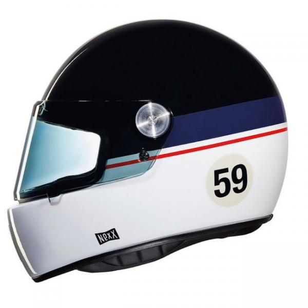 Casque Nexx X.G100 RACER GRAND WIN - Noir / Bleu / Blanc
